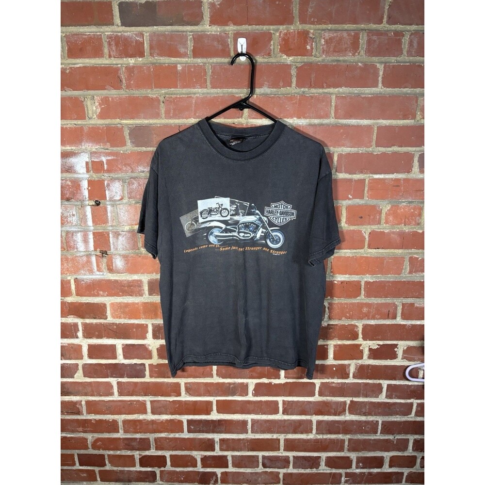 Vintage 90s Classic Harley Davidson Shirt Faded Biker USA Made Adult Size Large